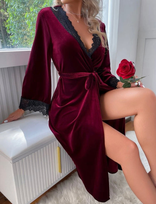 London Velvet Robe