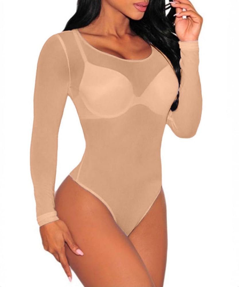 Sheer Mesh Bodysuit