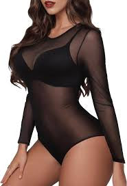 Sheer Mesh Bodysuit